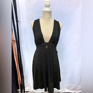 🌻 NWT Free People Dance of the Night, low cut sparkle dress, size Medium​